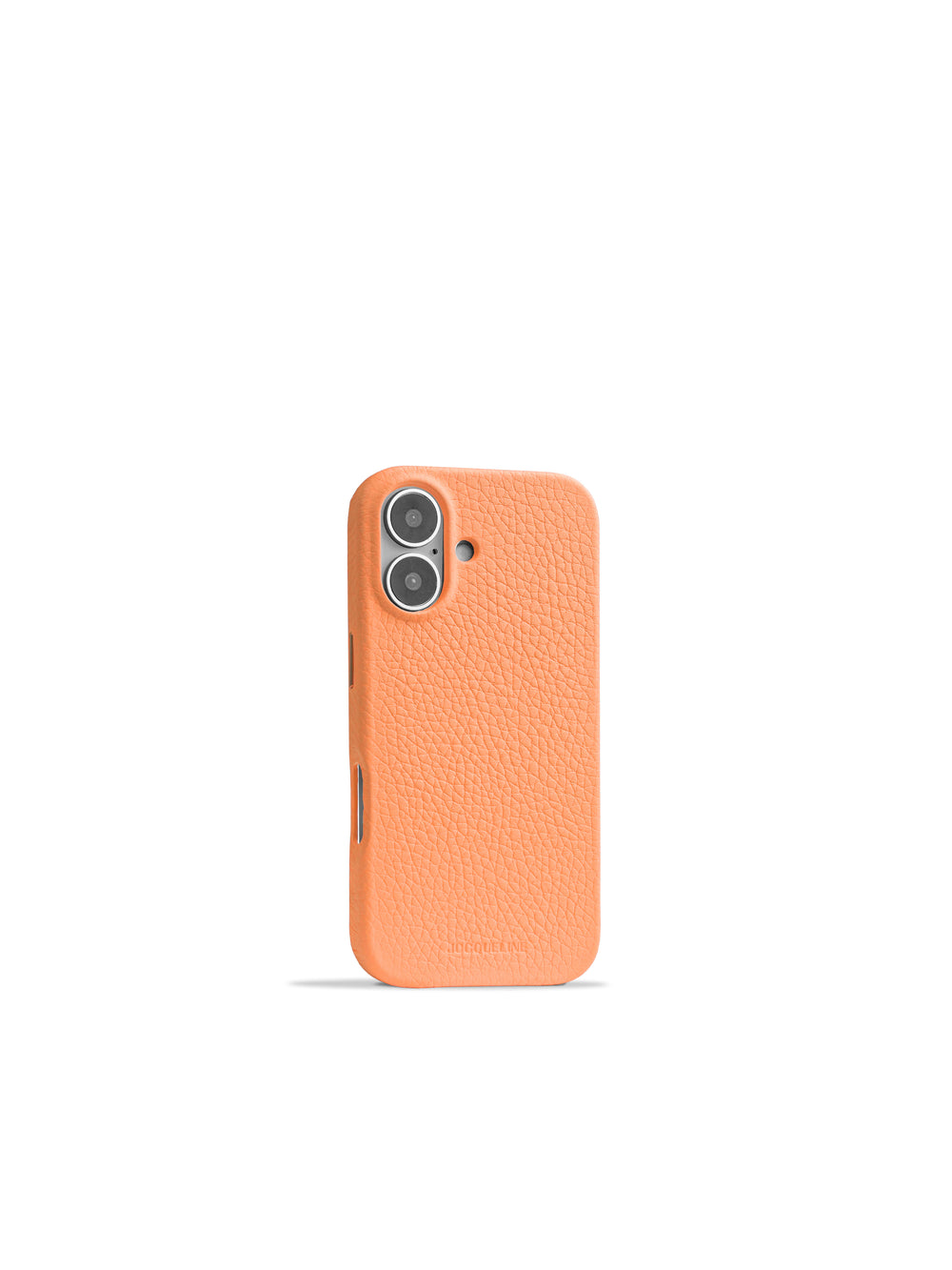 iPhone 17 Leather Case - Coral Blush angle view
