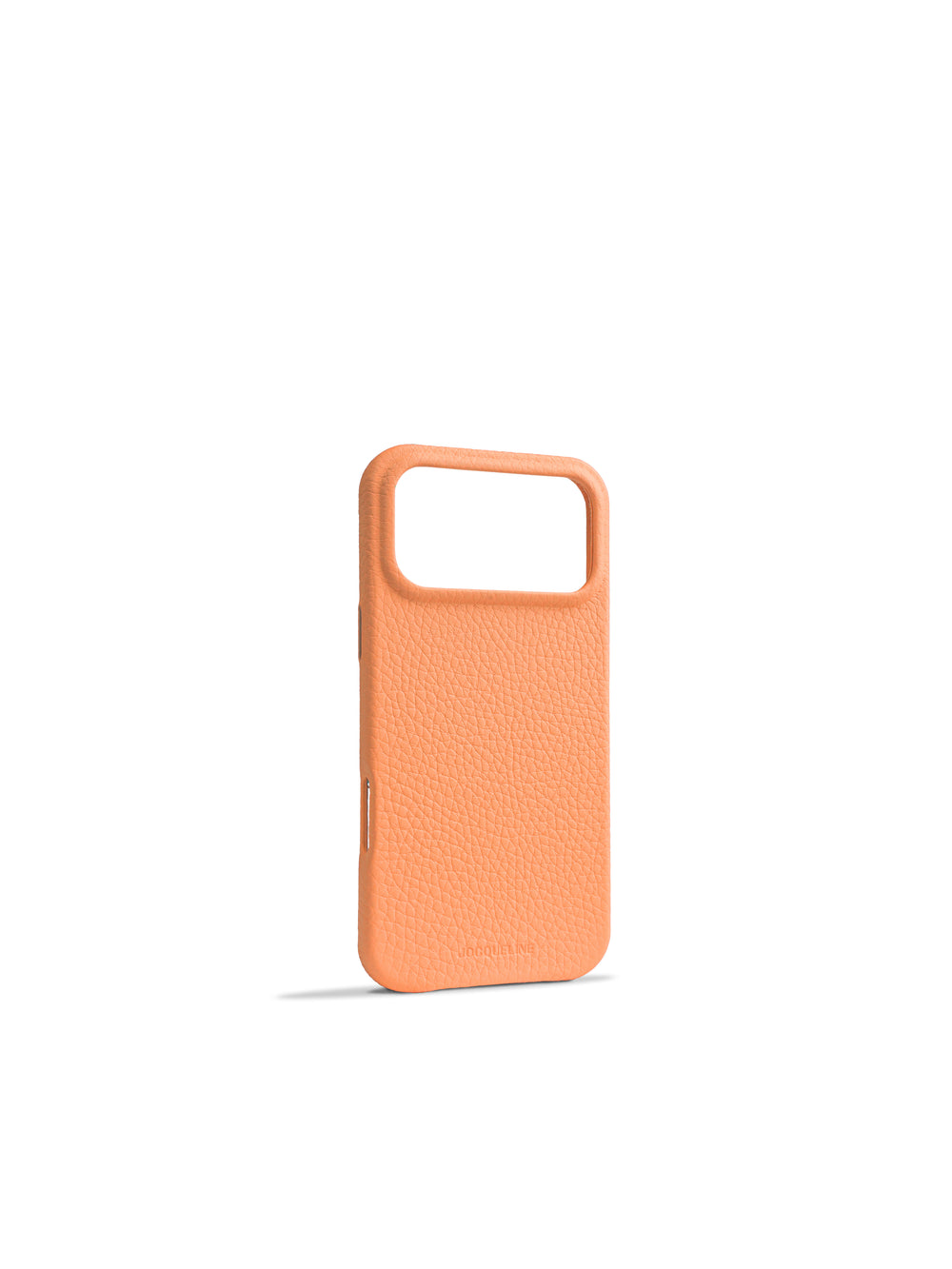 iPhone 17 Leather Case - Coral Blush angle view