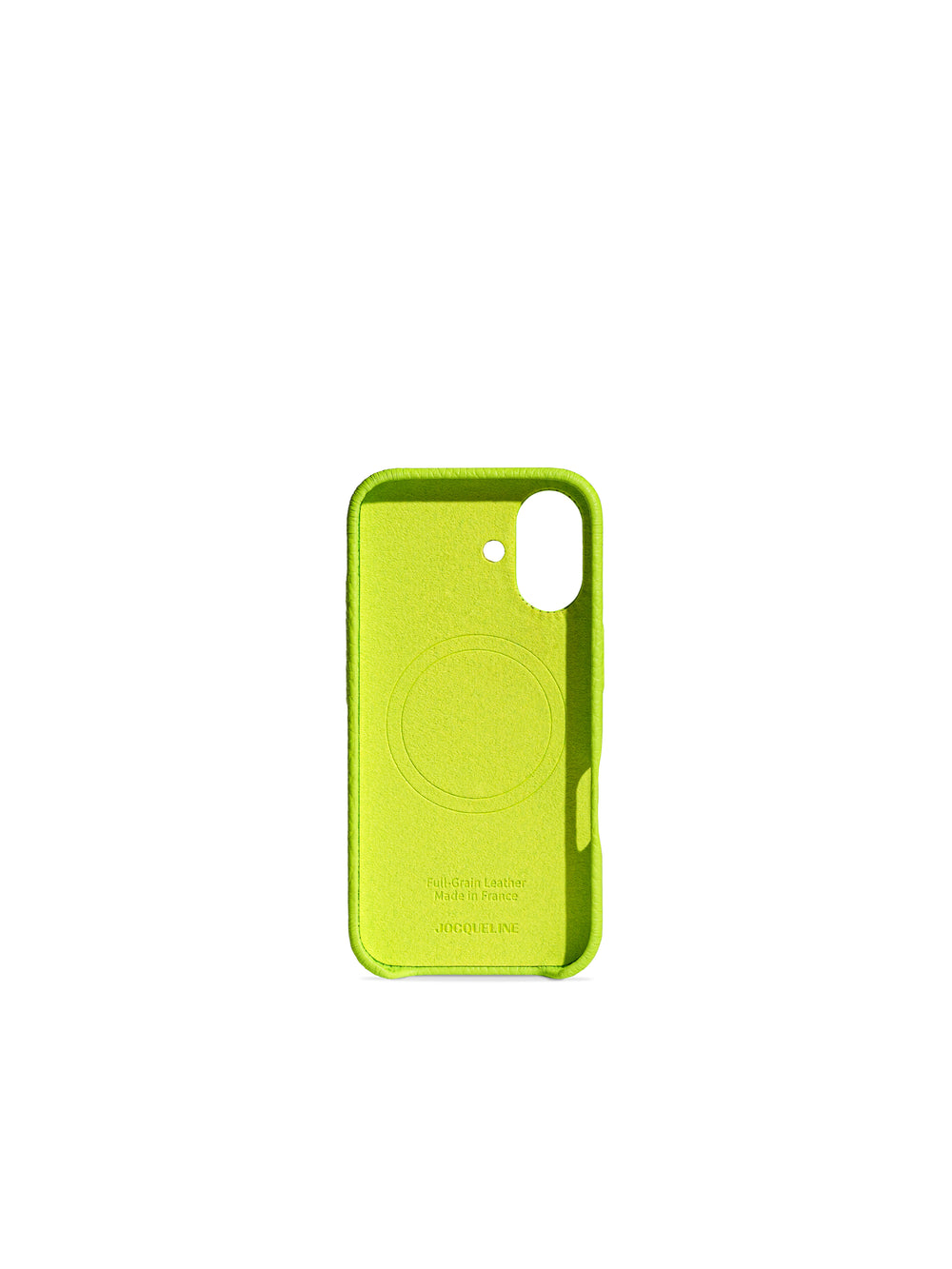 iPhone 17 Leather Case - Grape Sorbet side view