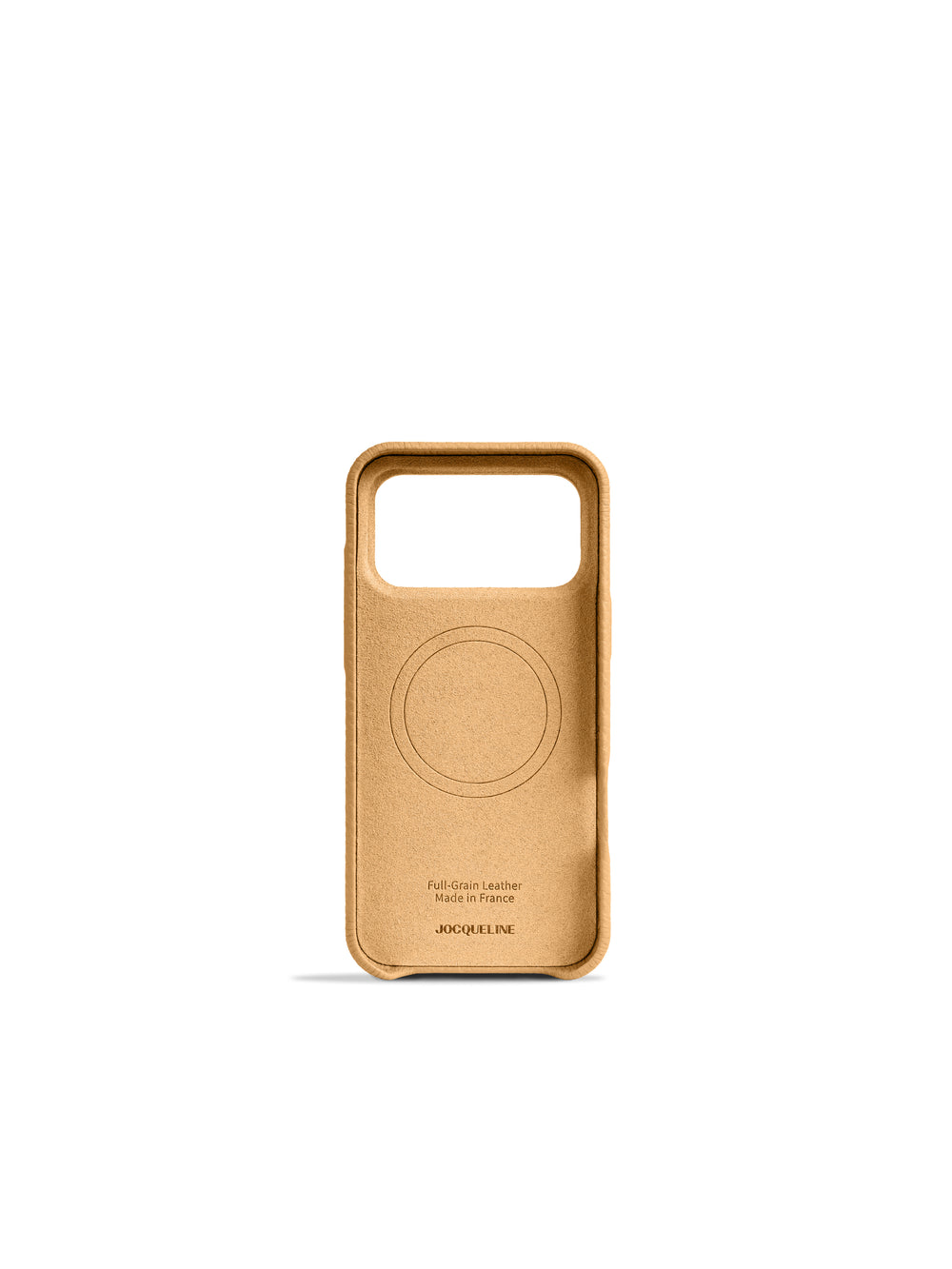 iPhone 18 Leather Case - Kraft Cognac side view