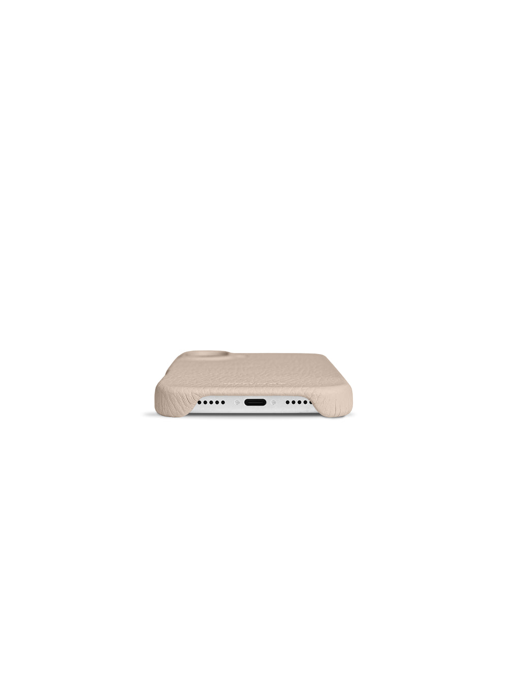 iPhone 17 Leather Case - Oatmeal White