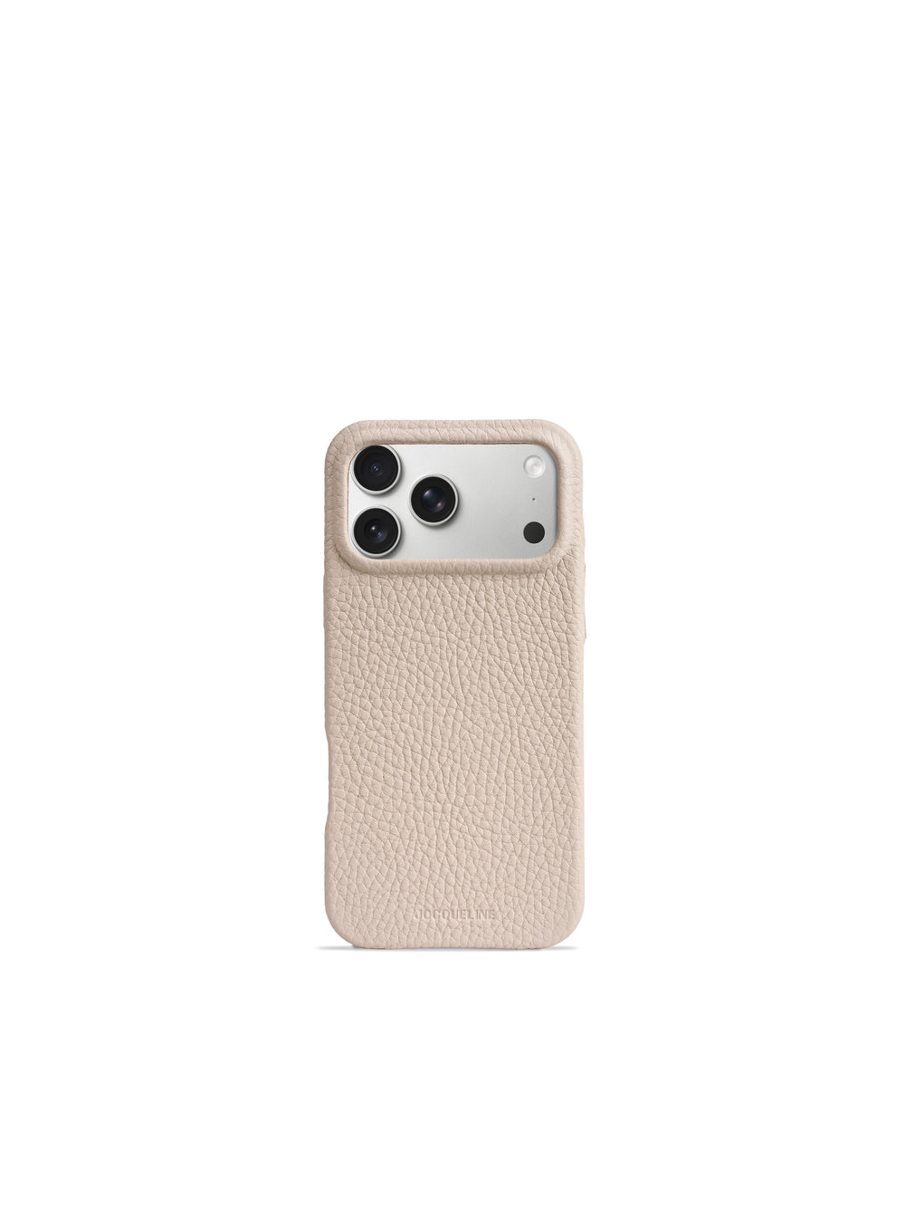 iPhone 17 Leather Case - Oatmeal White