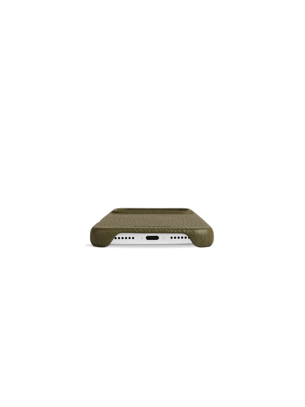 iPhone 18 Leather Case - Olive Moss