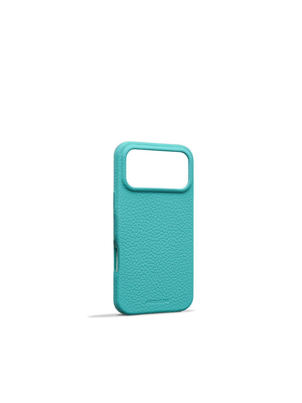 iPhone 17 Leather Case - Peacock Blue angle view