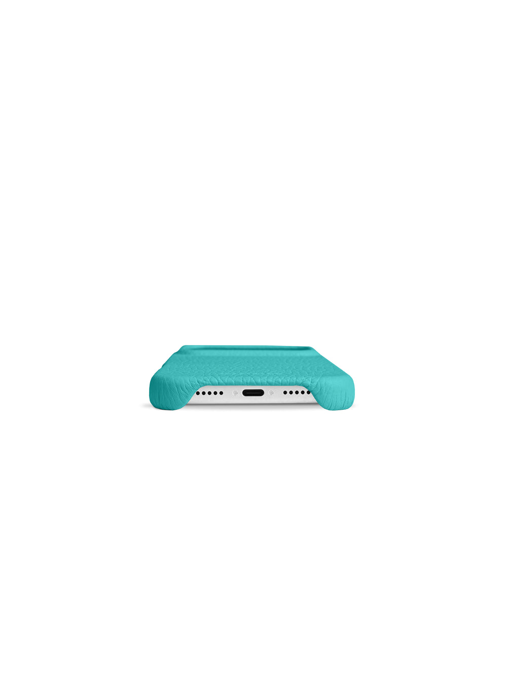 iPhone 17 Leather Case - Peacock Blue