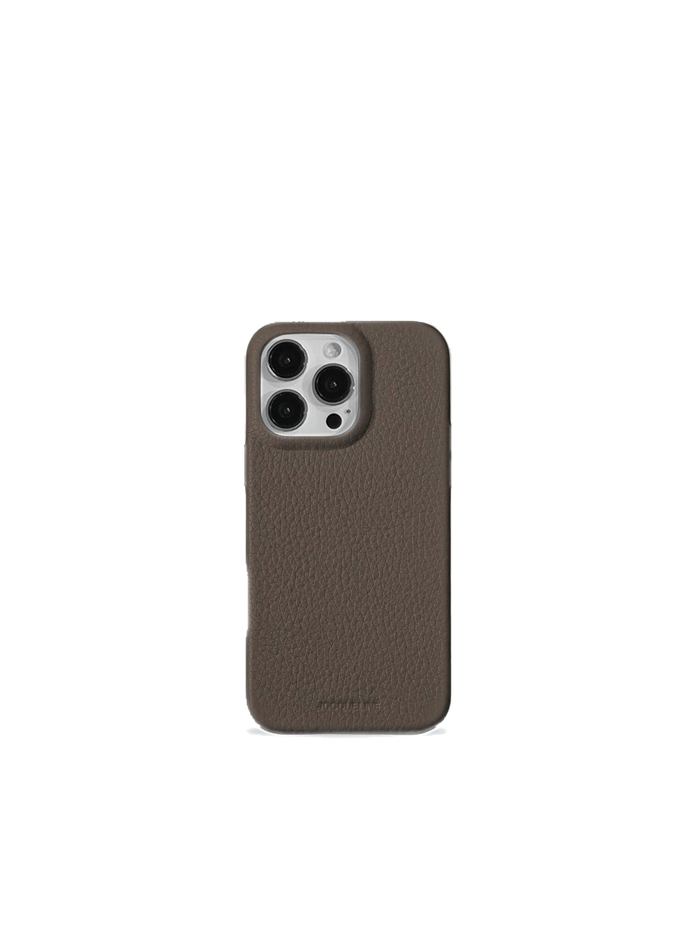iPhone 16 Leather Case - Etoupe Gray