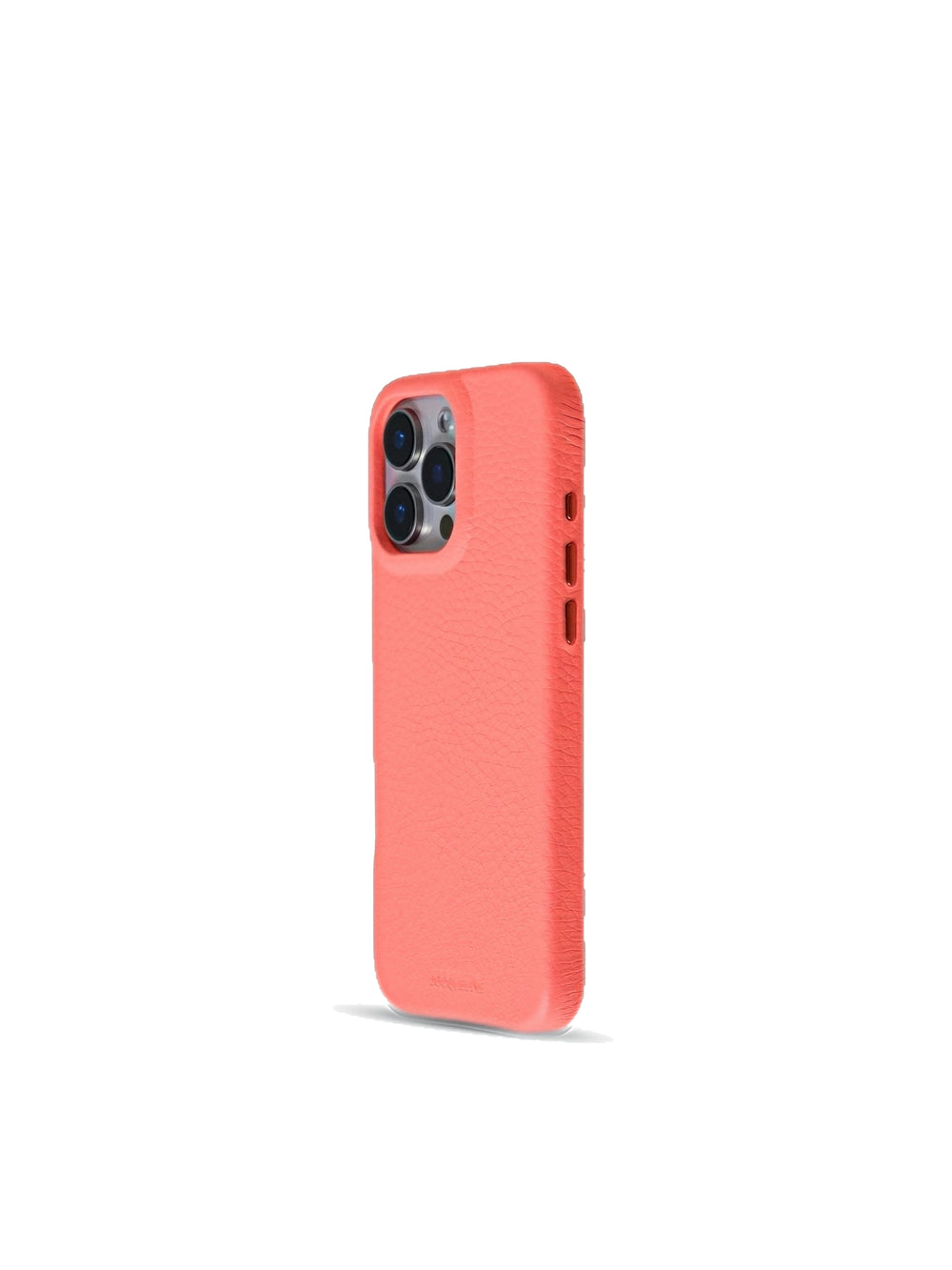 iPhone 16 Leather Case - Neon Pink