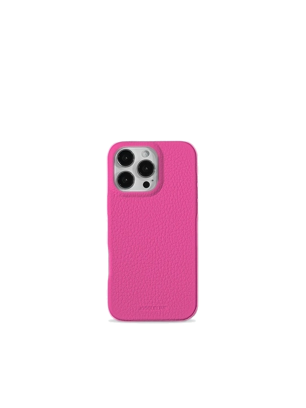 iPhone 16 Leather Case - New Barbie Pink