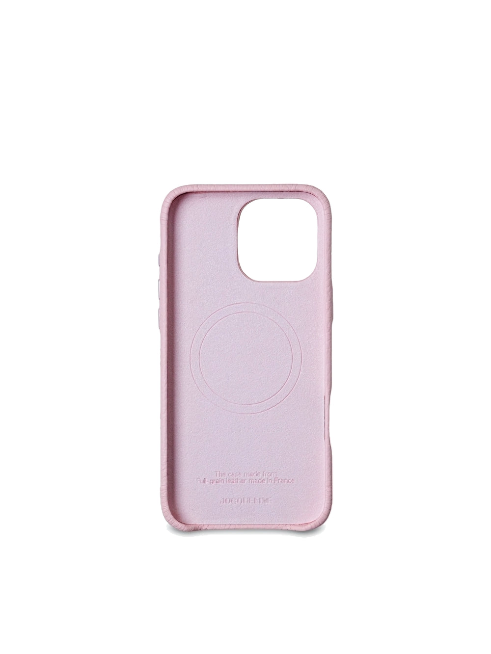 iPhone 16 Leather Case - Rose Darling angle view