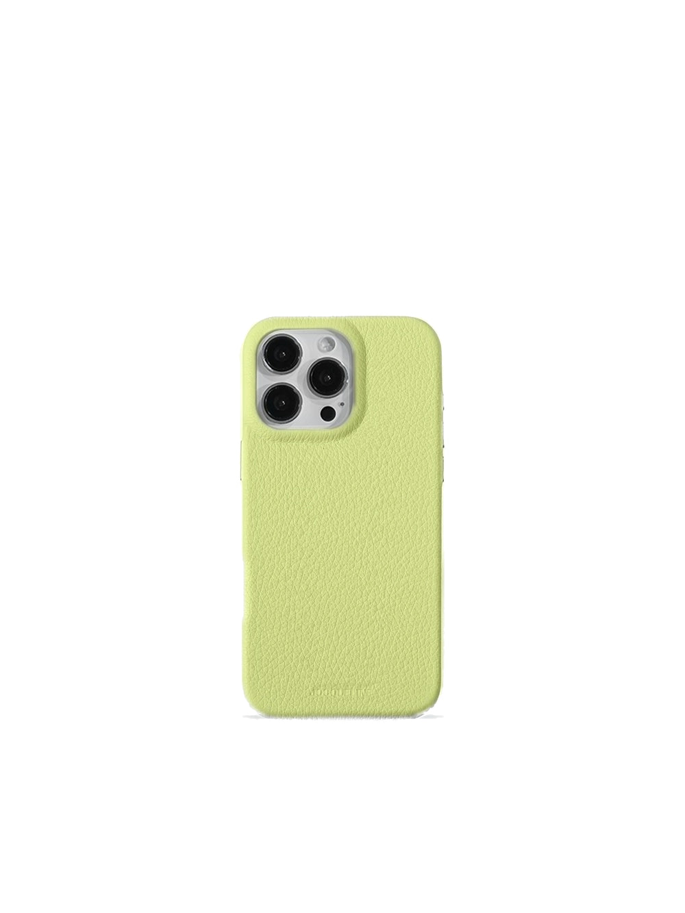 iPhone 16 Leather Case - Sunny Lime