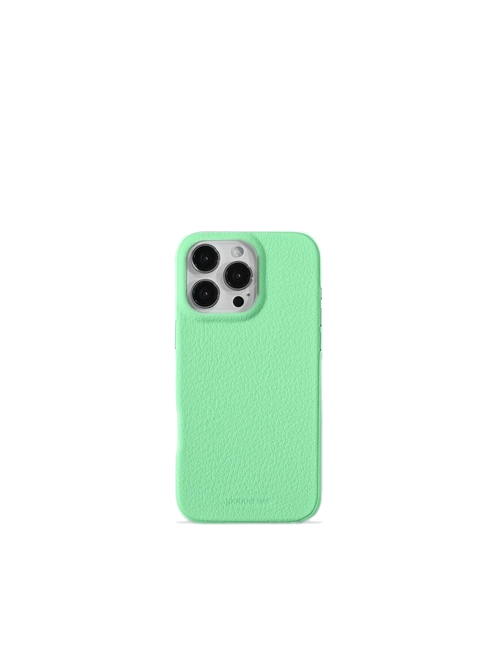 iPhone 16 Leather Case - Vert Melon