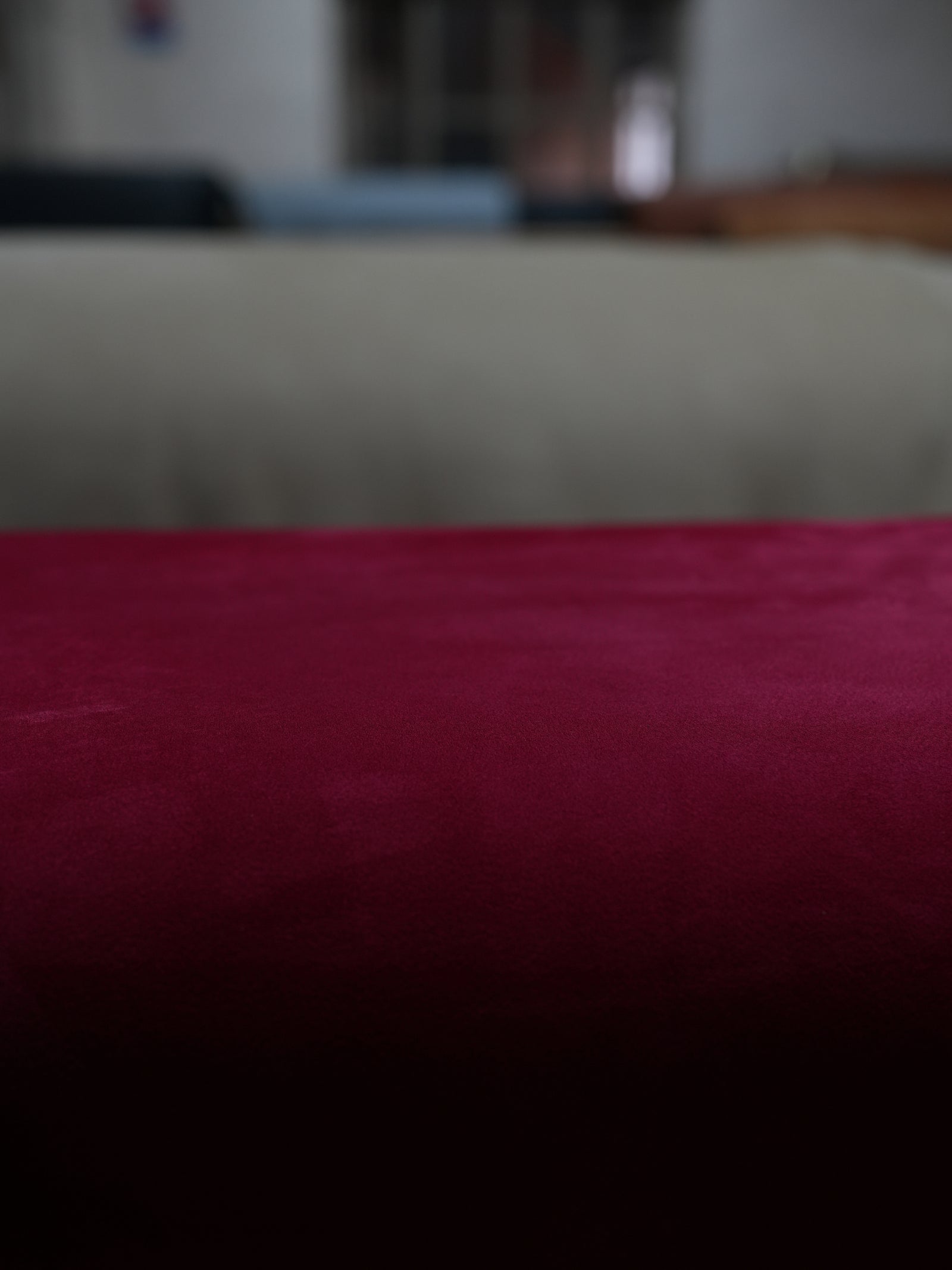 Close-up of natural leather grain