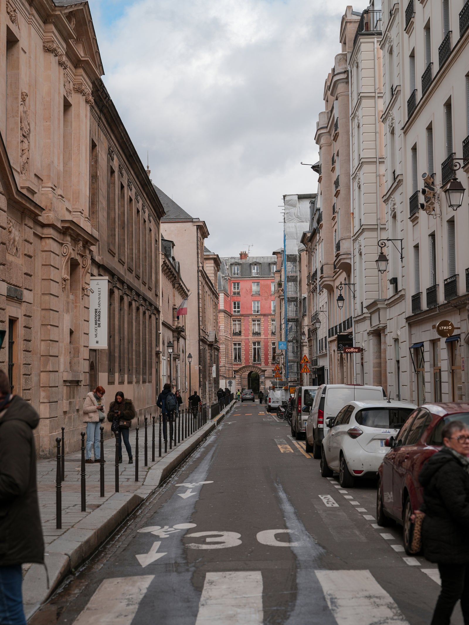 A street in the Marais, Paris