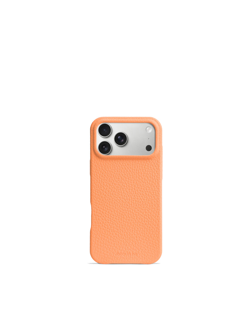 iPhone 17 Leather Case - Coral Blush