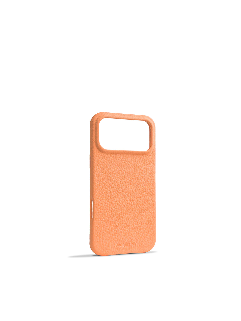 iPhone 17 Leather Case - Coral Blush angle view