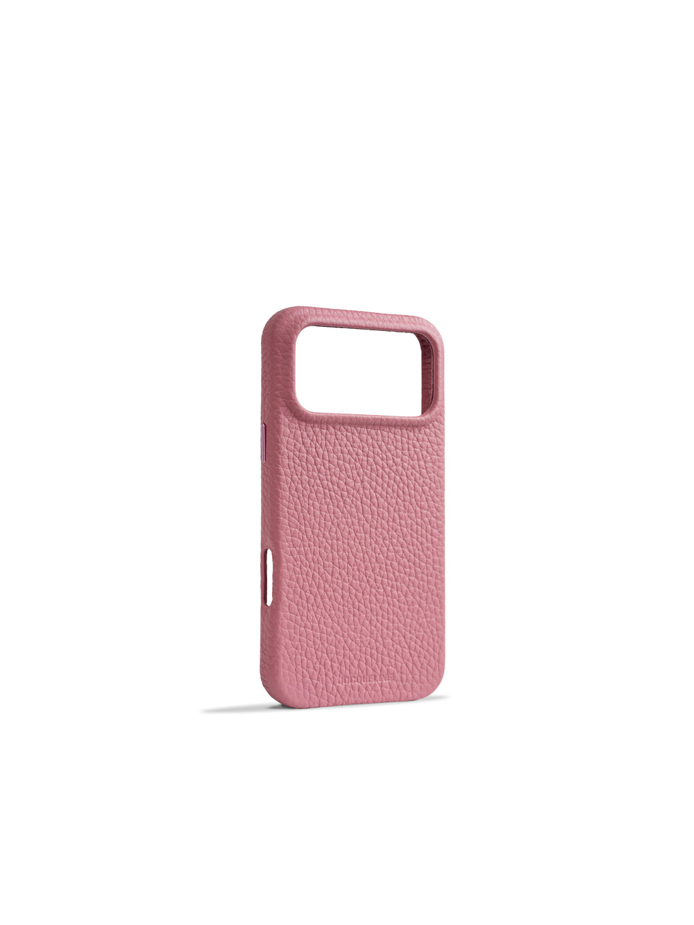 iPhone 18 Leather Case - Dry Rose Martini angle view