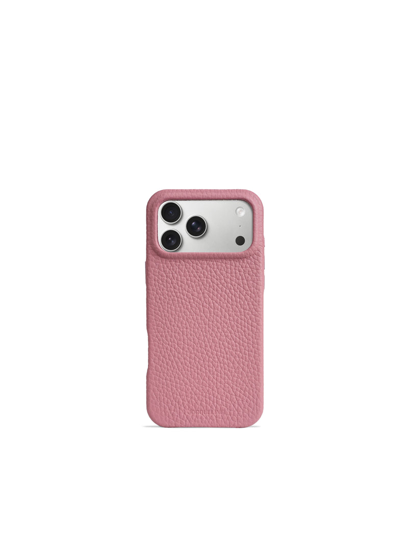 iPhone 17 Leather Case - Dry Rose Martini