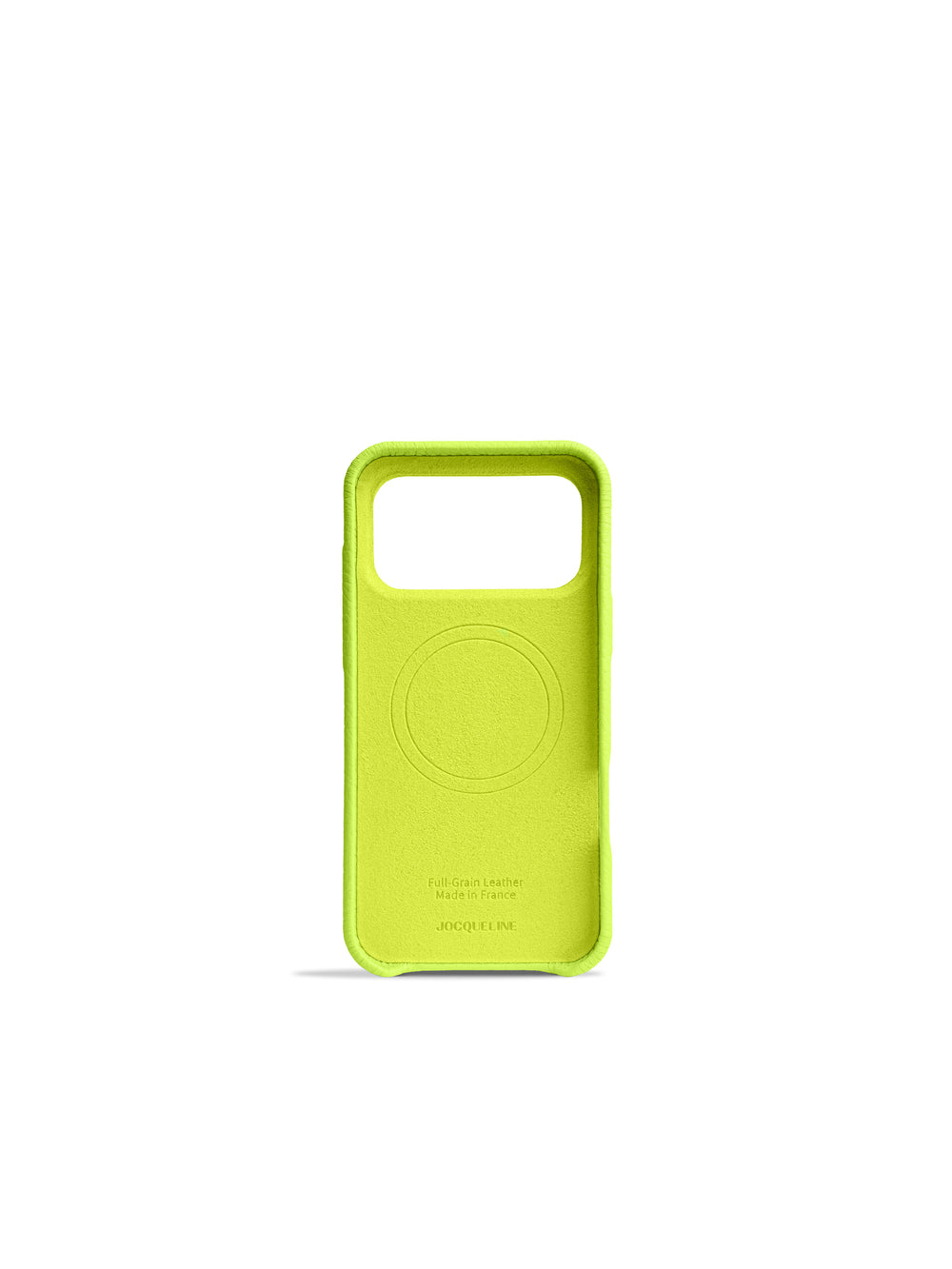 iPhone 17 Leather Case - Grape Sorbet side view