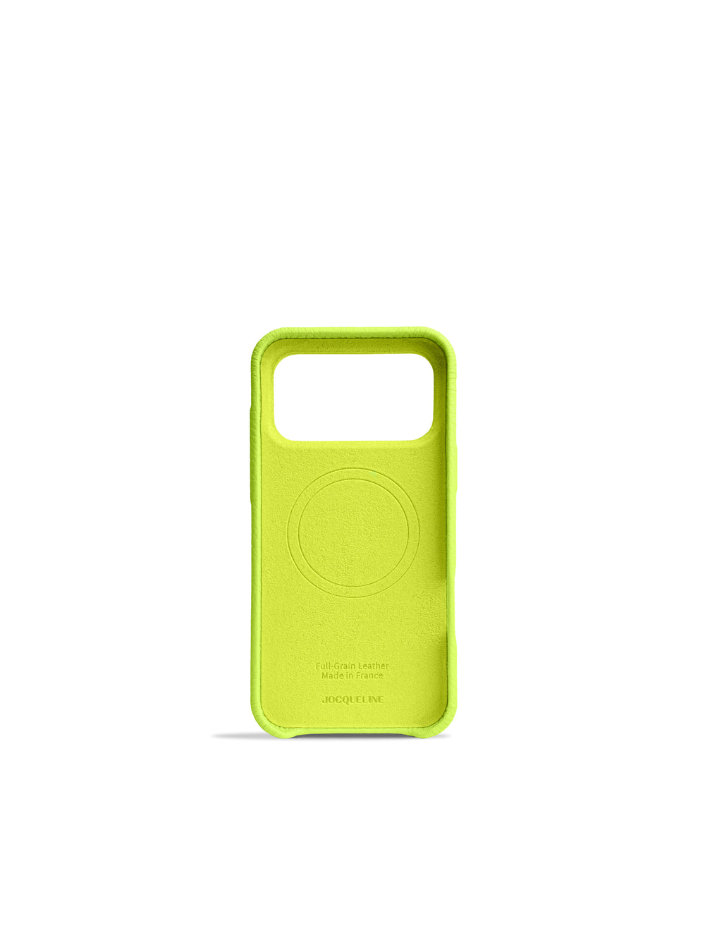 iPhone 17 Leather Case - Grape Sorbet side view