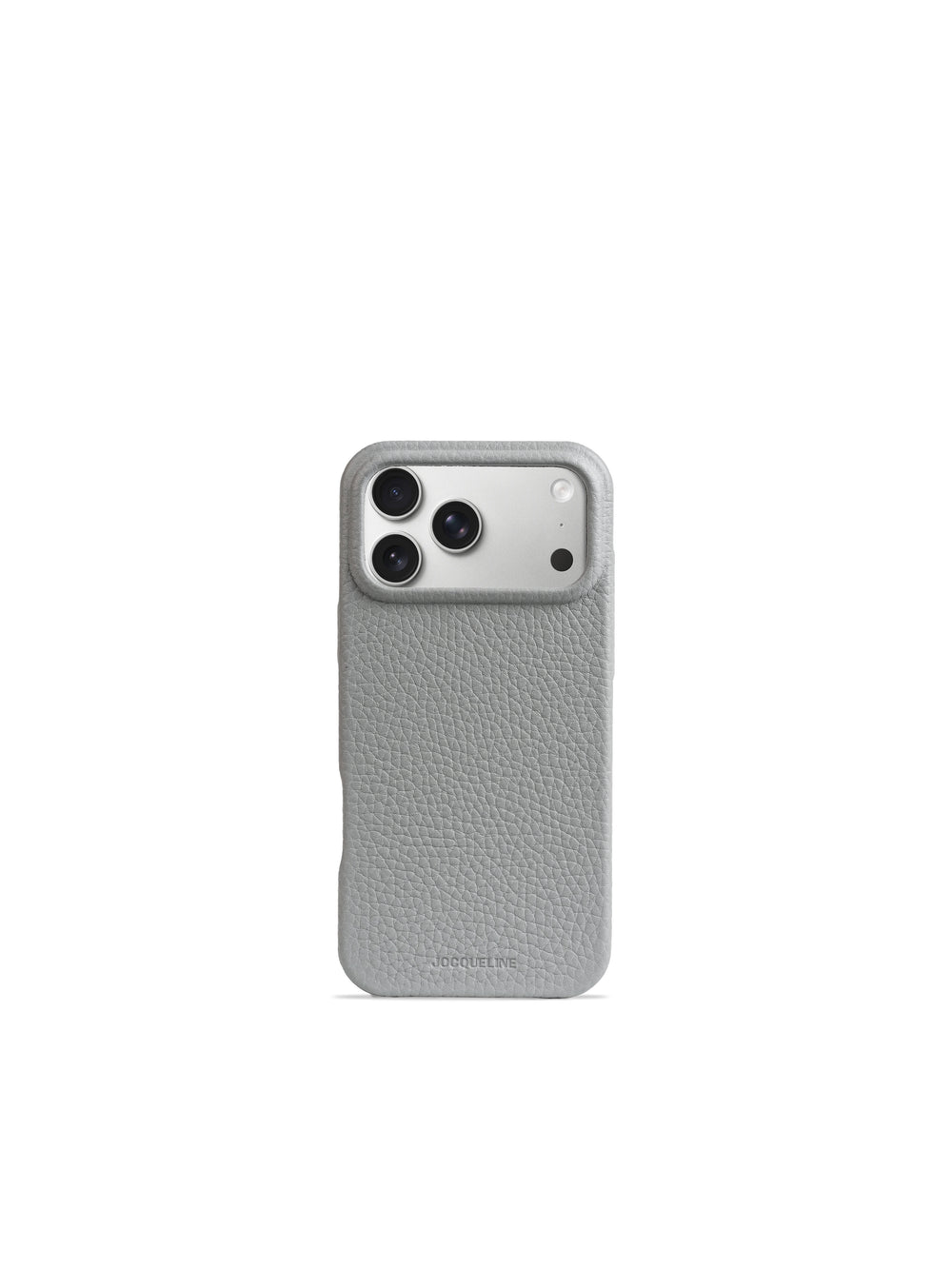 iPhone 18 Leather Case - Gris Mouette