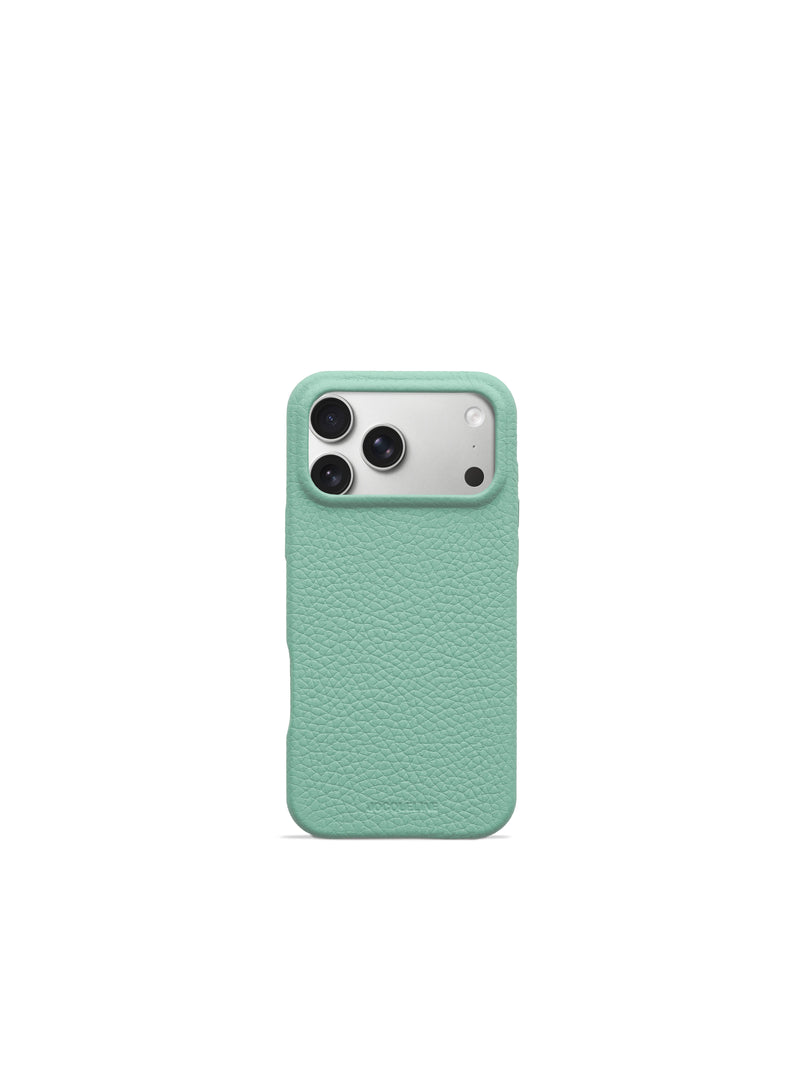 iPhone 17 Leather Case - Kelp Green