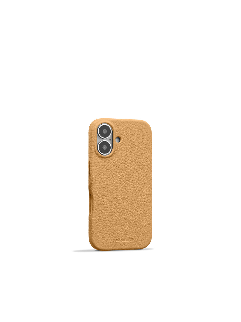 iPhone 17 Leather Case - Kraft Cognac angle view