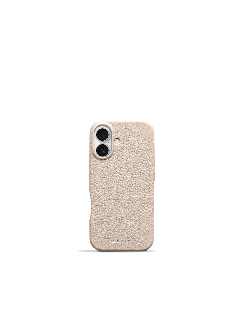 iPhone 17 Leather Case - Oatmeal White