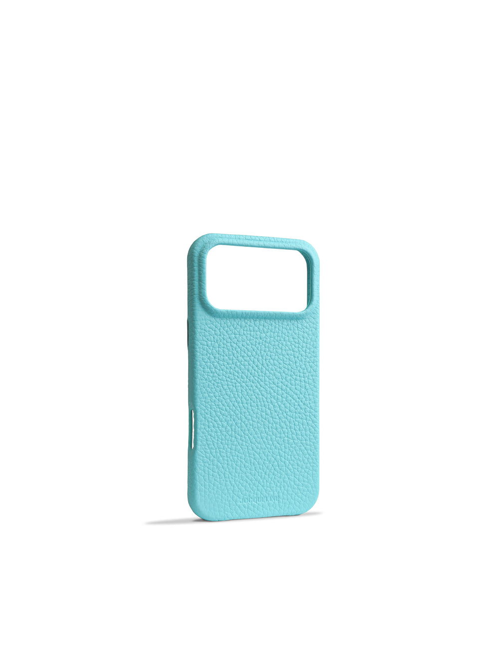 iPhone 17 Leather Case - Sea Salt Mousse angle view