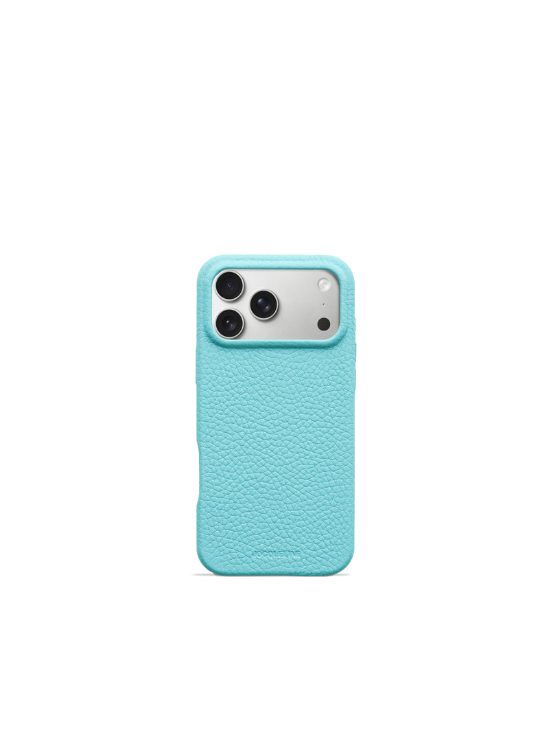 iPhone 17 Leather Case - Sea Salt Mousse
