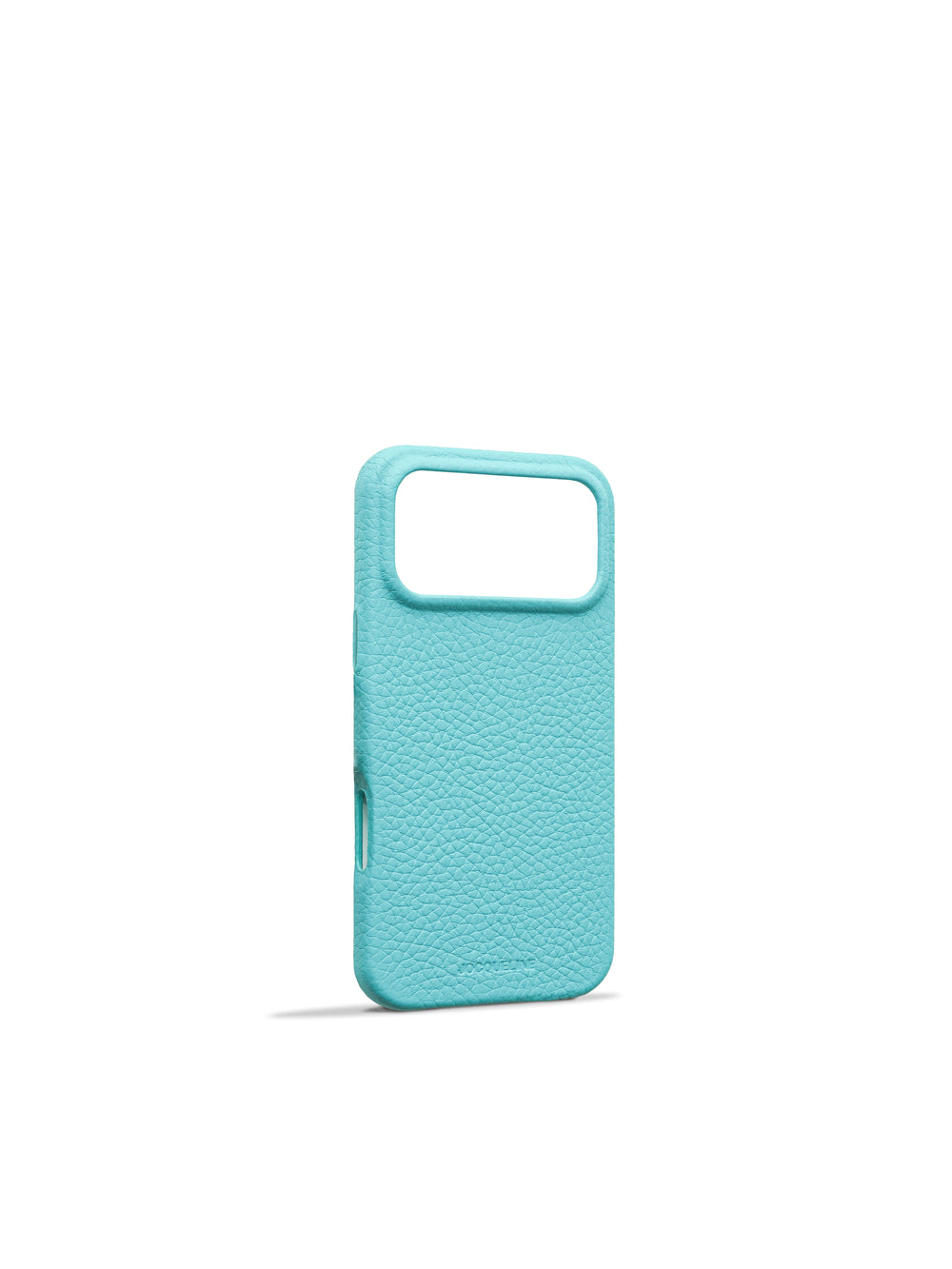 iPhone 17 Leather Case - Sea Salt Mousse angle view