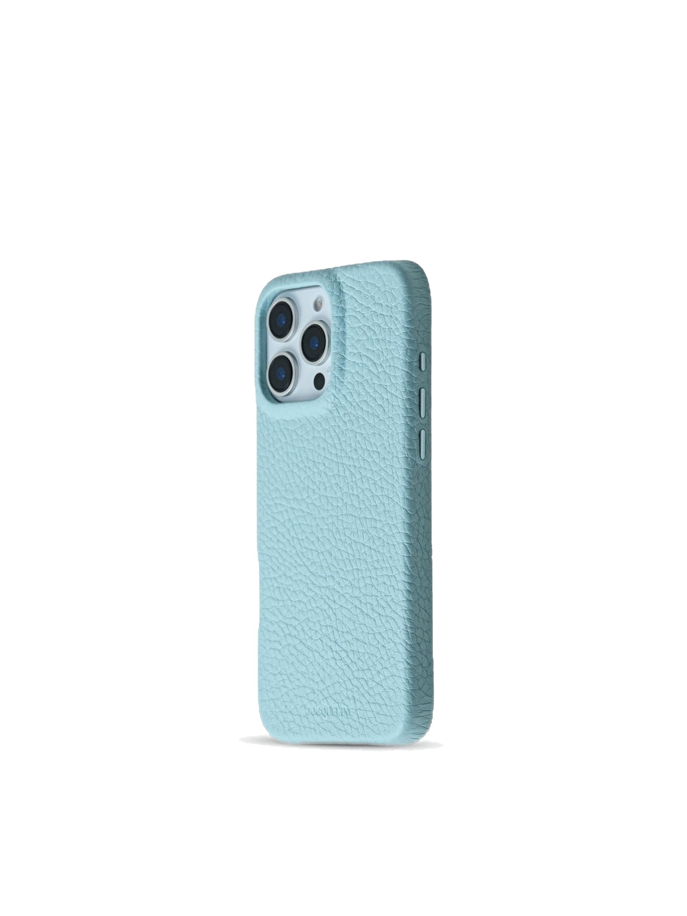 iPhone 16 Leather Case - Blue Marshmallow