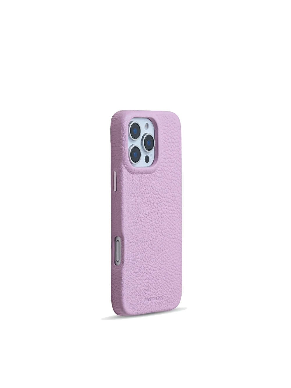 iPhone 16 Leather Case - Cupcake Pink side view