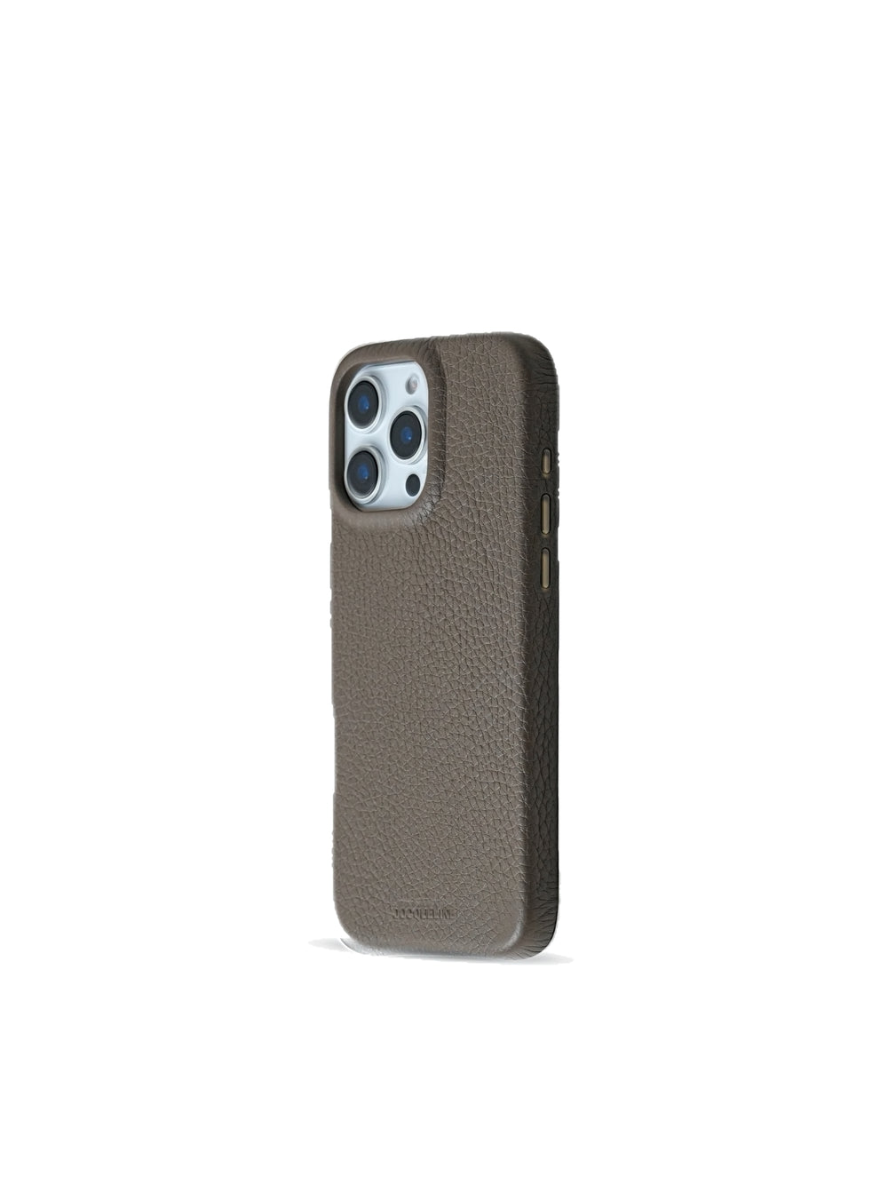 iPhone 16 Leather Case - Etoupe Gray