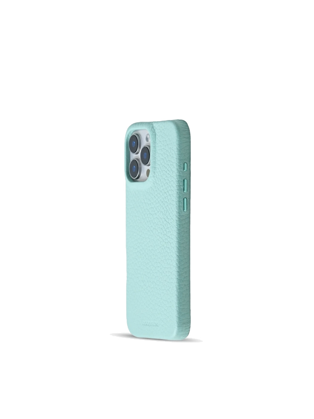 iPhone 16 Leather Case - Icecream Green