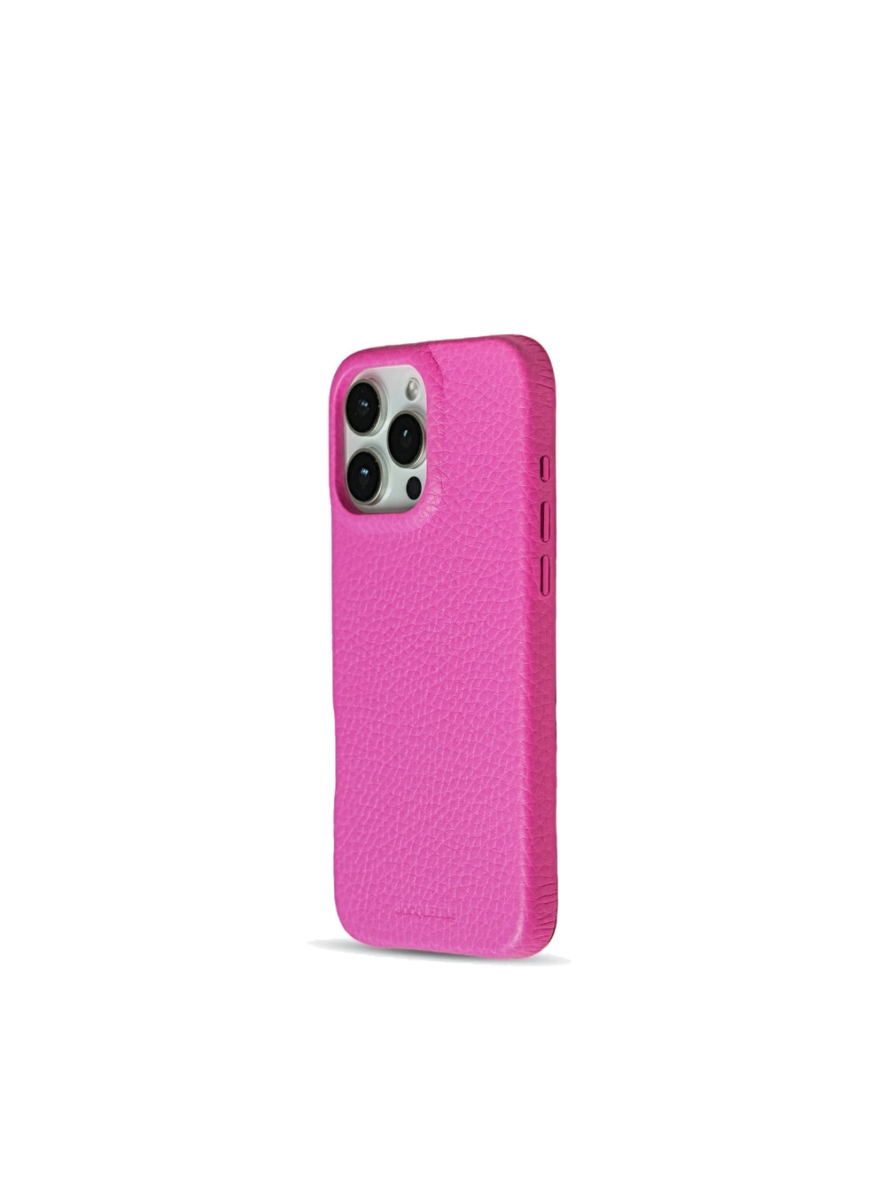 iPhone 16 Leather Case - New Barbie Pink
