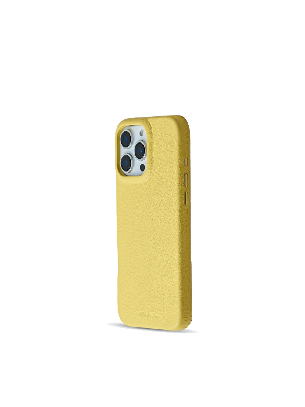iPhone 16 Leather Case - Popcorn Yellow