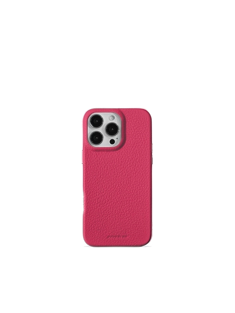 iPhone 16 Leather Case - Rose Sorbet