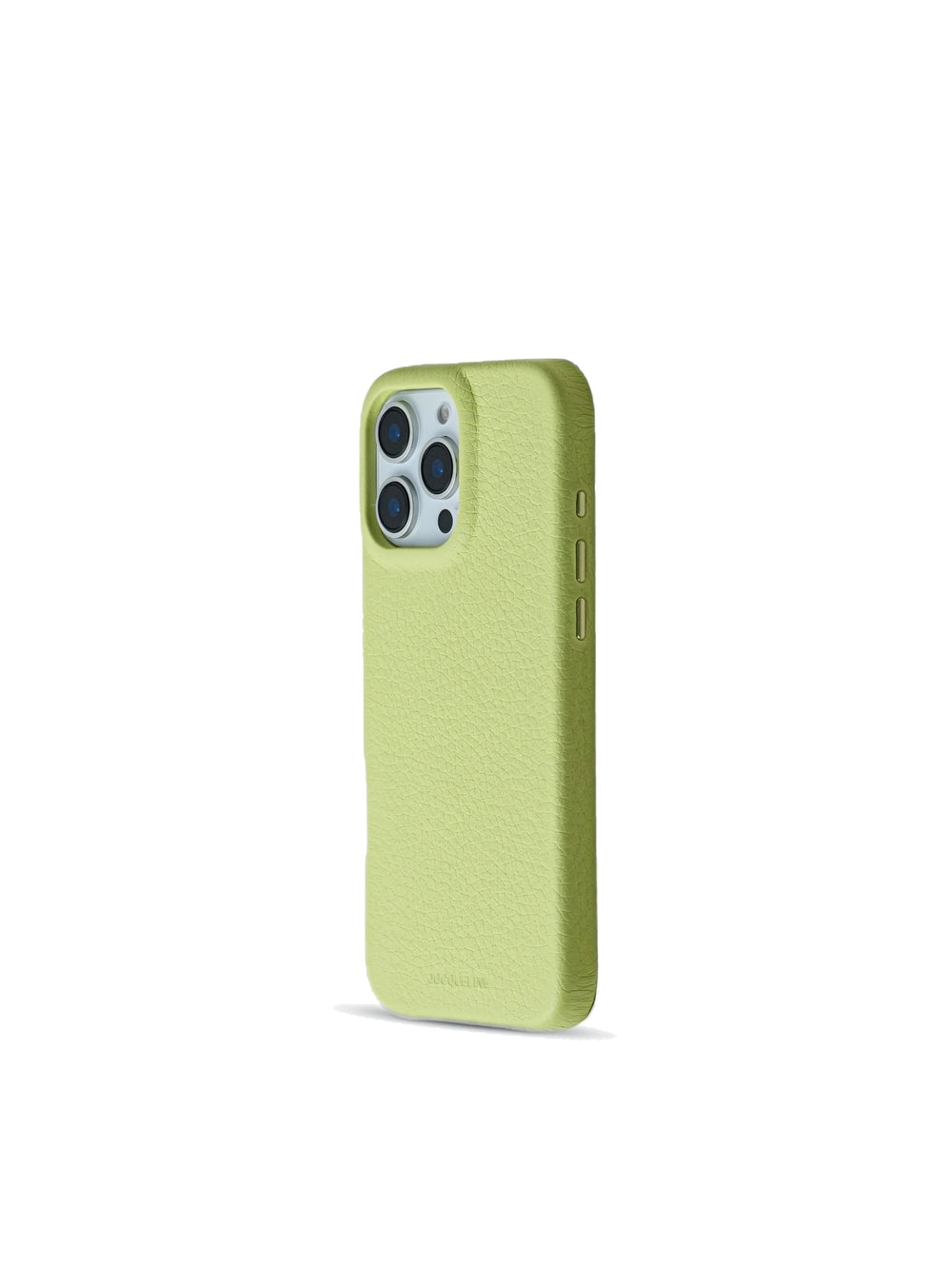 iPhone 16 Leather Case - Sunny Lime