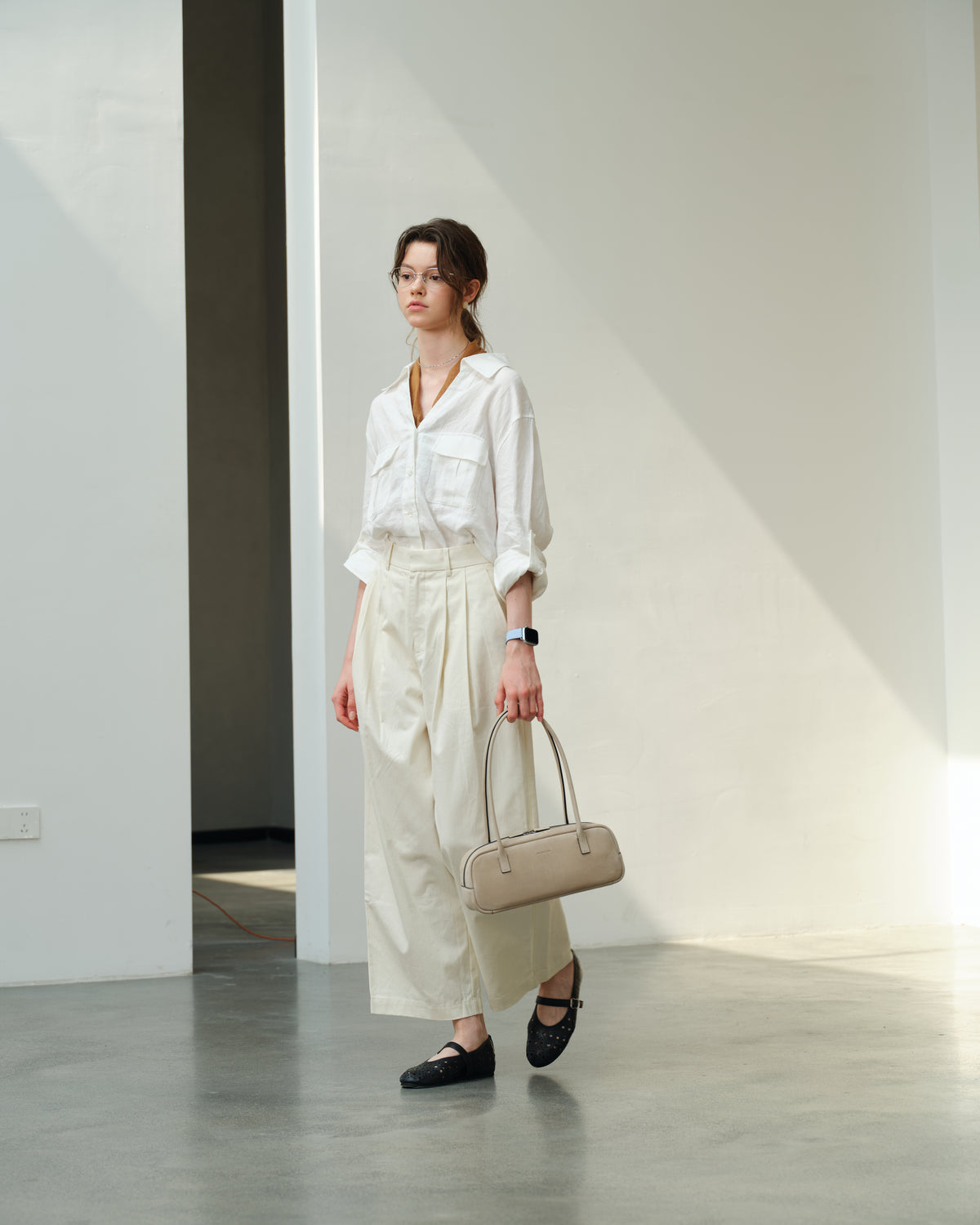 Le Baguette Nubuck bag